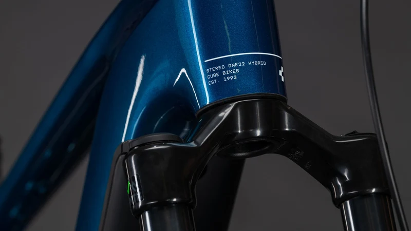Cube Stereo Hybrid One22 Race 800 Wh E-Bike Fully electricblue´n´white