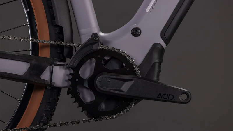 Cube Reaction Hybrid Performance FE 600 Wh E-Bike Hardtail Diamant plumgrey´n´black