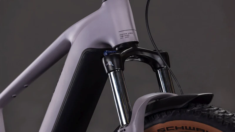 Cube Reaction Hybrid Performance FE 600 Wh E-Bike Hardtail Diamant plumgrey´n´black