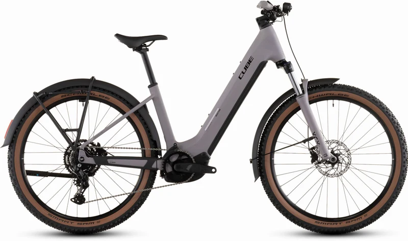Cube Reaction Hybrid Performance FE 600 Wh E-Bike Hardtail Easy Entry 27,5" plumgrey´n´black