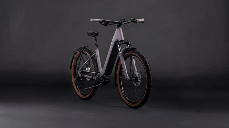 Cube Reaction Hybrid Performance FE 600 Wh E-Bike Hardtail Easy Entry 27,5" plumgrey´n´black