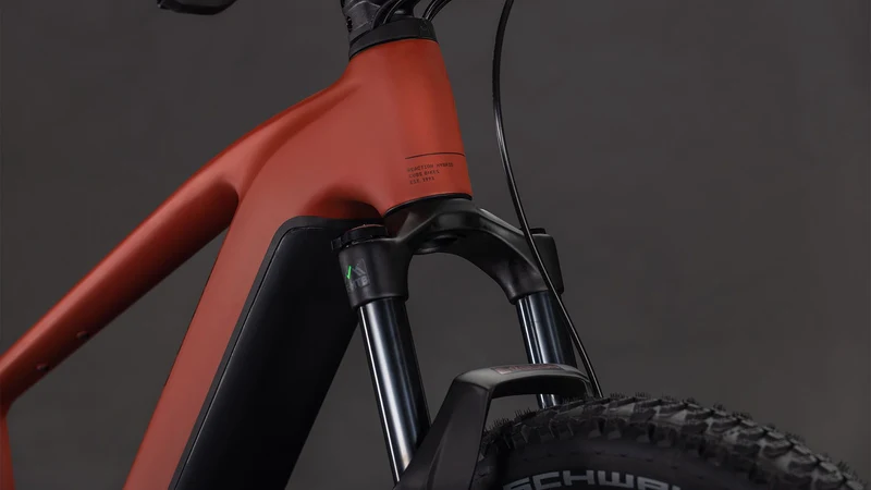 Cube Reaction Hybrid Race 800 Wh E-Bike Hardtail Diamant amber´n´black