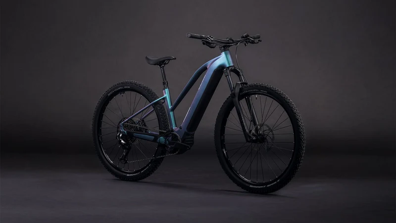 Cube Reaction Hybrid Race 800 Wh E-Bike Hardtail Trapeze polarlight´n´prism