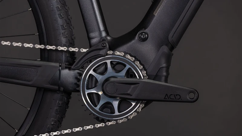 Cube Reaction Hybrid SLX 800 Wh E-Bike Hardtail Trapeze silverdust´n´chrome