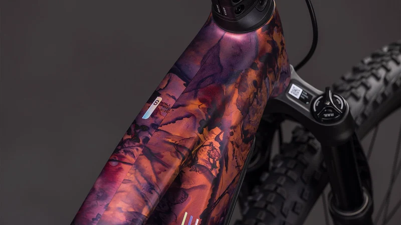 Cube Reaction Hybrid SLX 800 Wh E-Bike Hardtail Diamant shiftblush´n´art