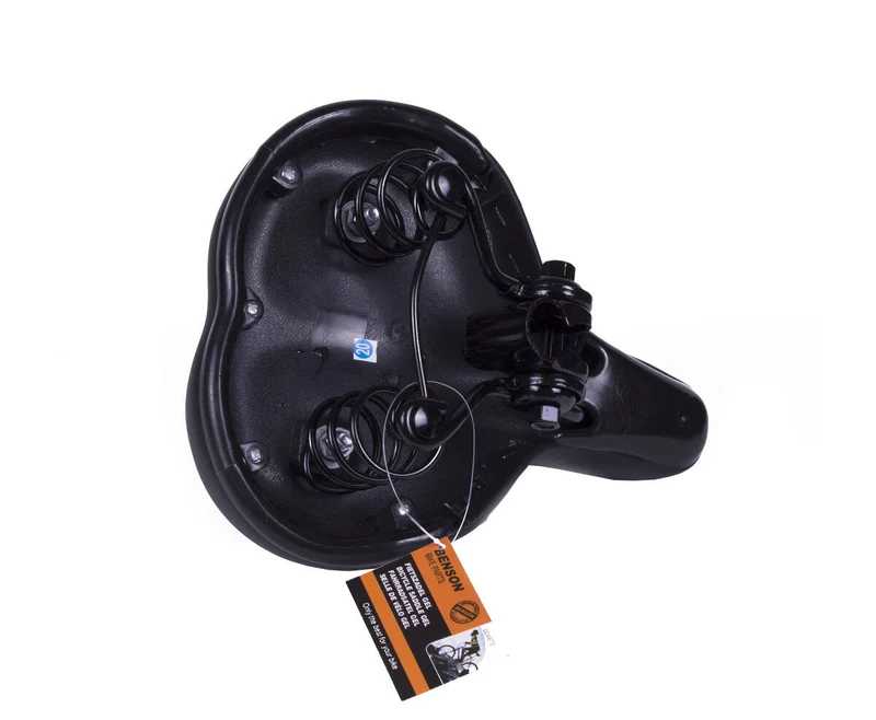Fahrradsattel Gel, 27x17cm, Schwarz, für lange Radtouren