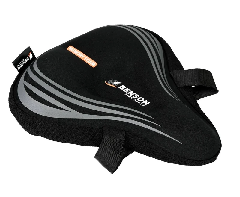 Satteldecke 260x235mm Memory Foam mit Reflexion für sicheres Radfahren