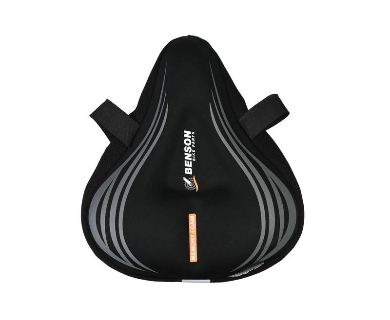 Satteldecke 260x235mm Memory Foam mit Reflexion für sicheres Radfahren