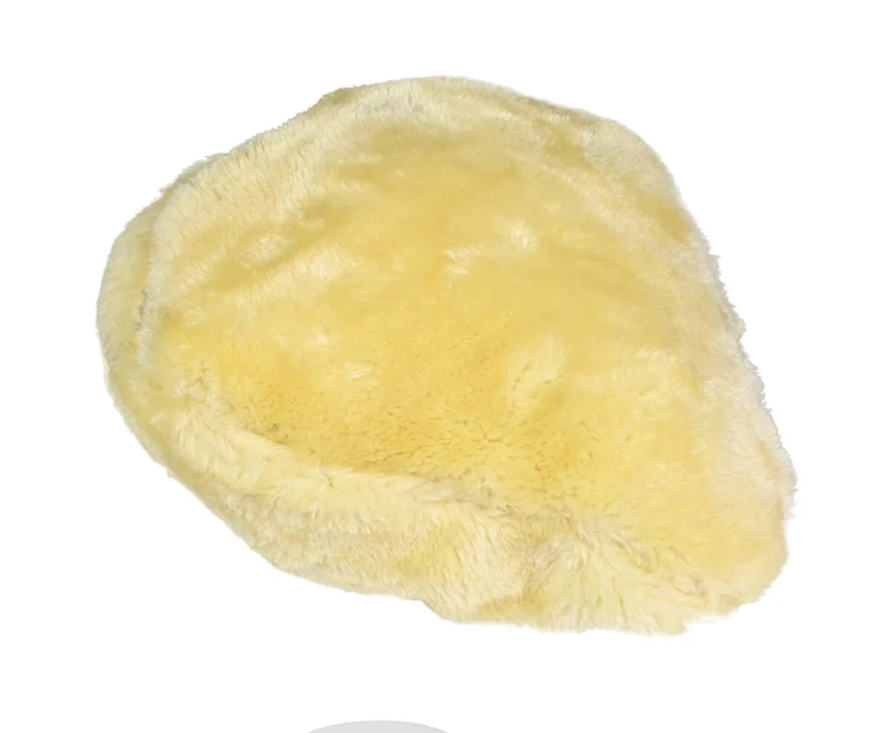Satteldecke Beige Fell, Komfortabel, Passend für die meisten Sättel, Elastisch