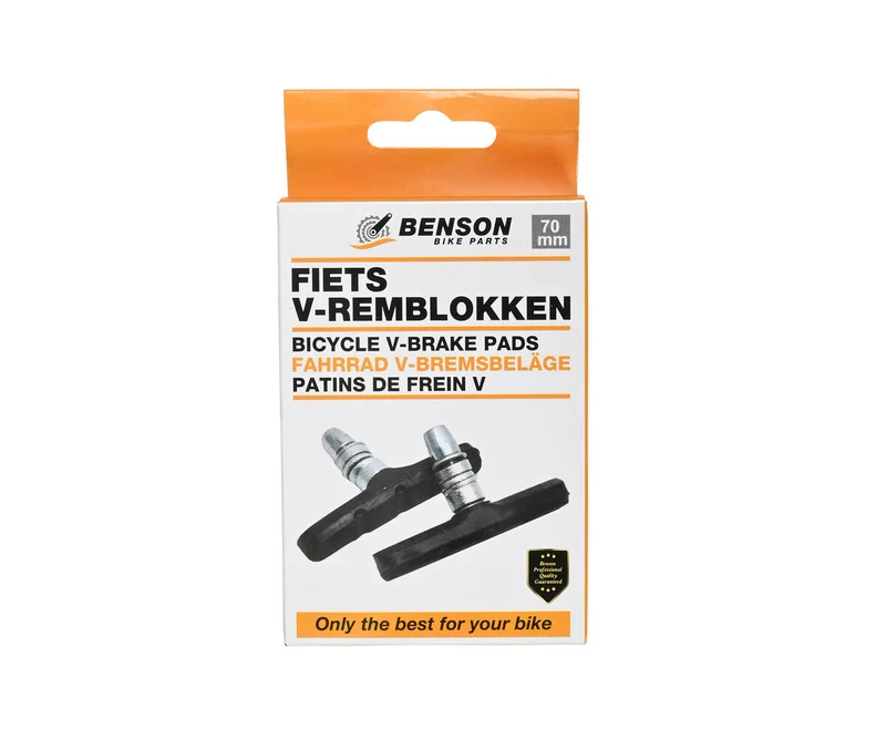 V-Bremsschuhe 70 mm Set - Kraftvolle Bremsleistung für jedes Fahrrad