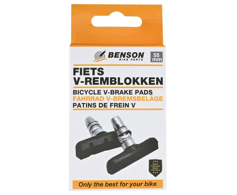 Fahrrad V-Bremsbeläge 55 mm, geeignet für Vorder- und Hinterradbremsen