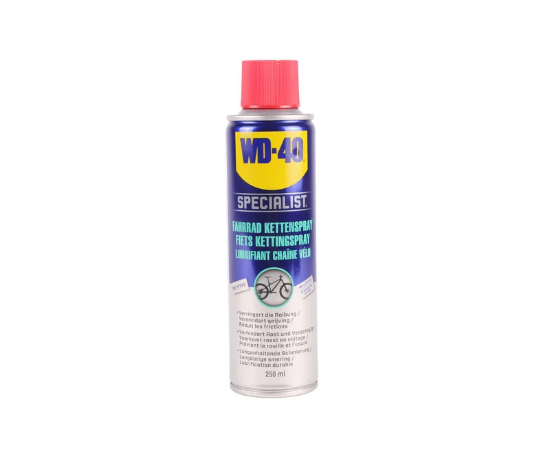 WD-40 Fahrradkettenspray 250ml: Schmierung & Rostschutz für Fahrräder