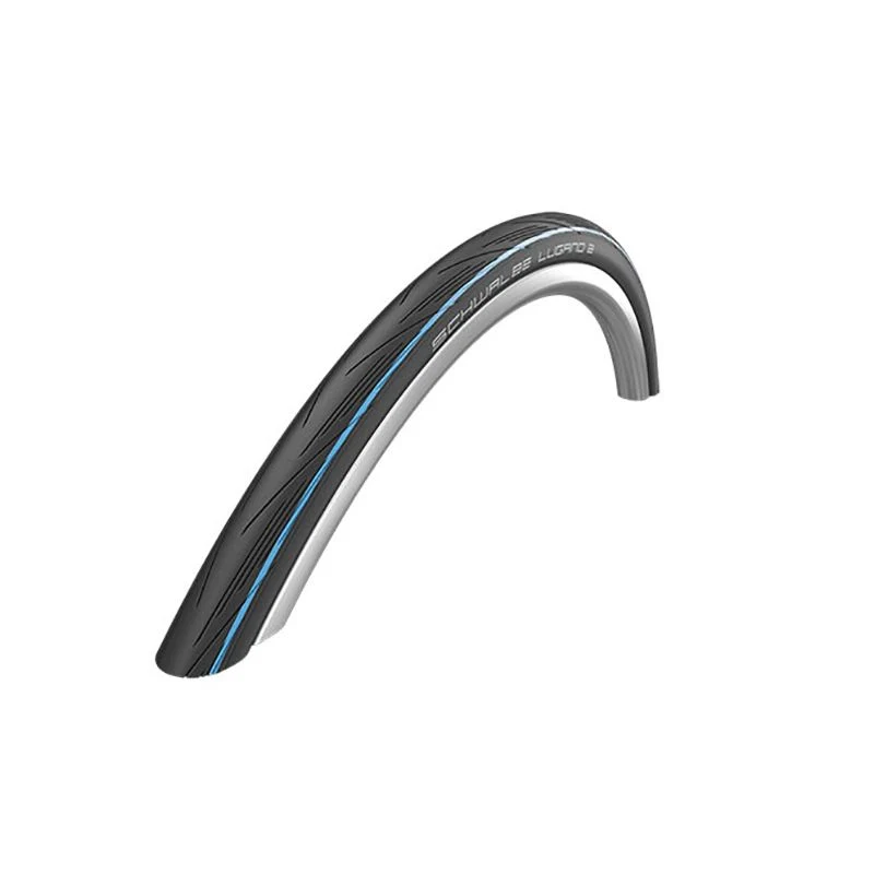 Reifen Schwalbe Lugano II K-Guard HS471 Active Line Faltbar Schwarz/Blauer Streifen