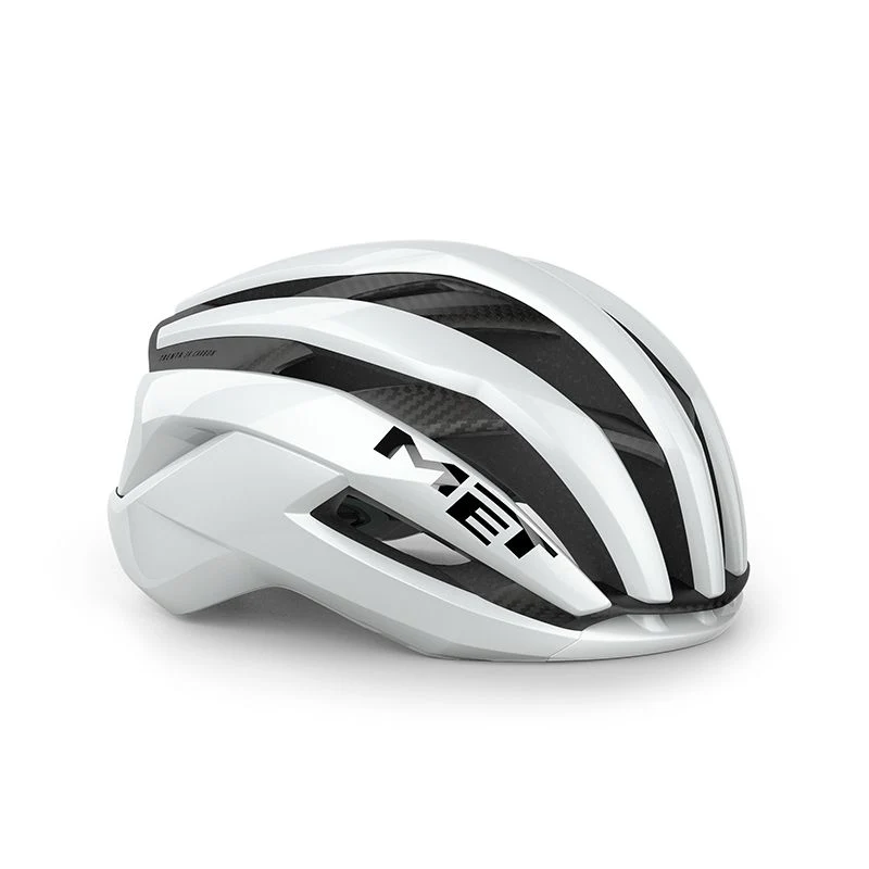 Met Trenta 3K Carbon Helm Glänzend Weiß