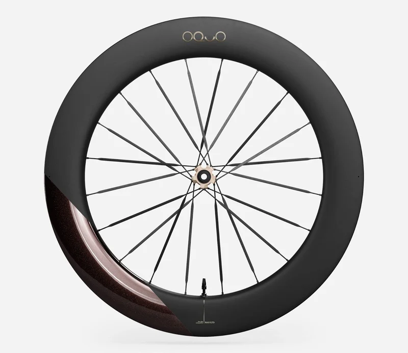Oquo Vorderrad Rennrad RA80LTD CS Burning Ashes Gloss