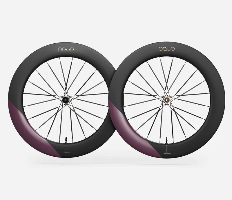 Oquo Satz Rennräder RA80LTD CS Shimano HG Metallic Mulberry Matt