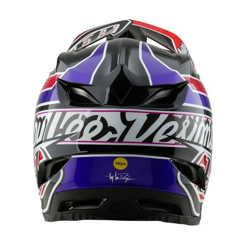 Troy Lee Designs D4 Polyacrylite MIPS Helm Linear