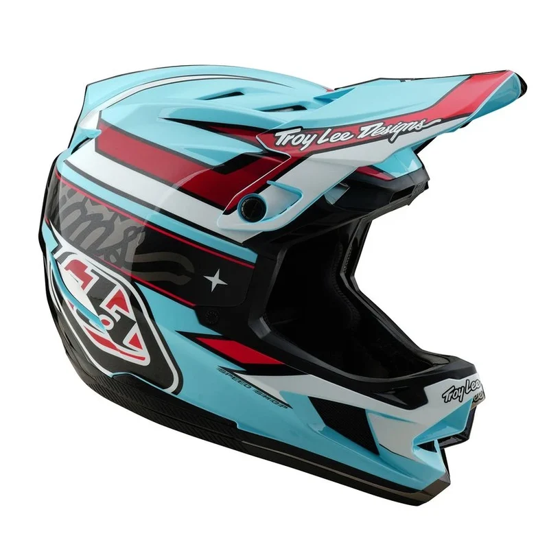 Troy Lee Designs D4 Polyacrylite MIPS Helm Linear