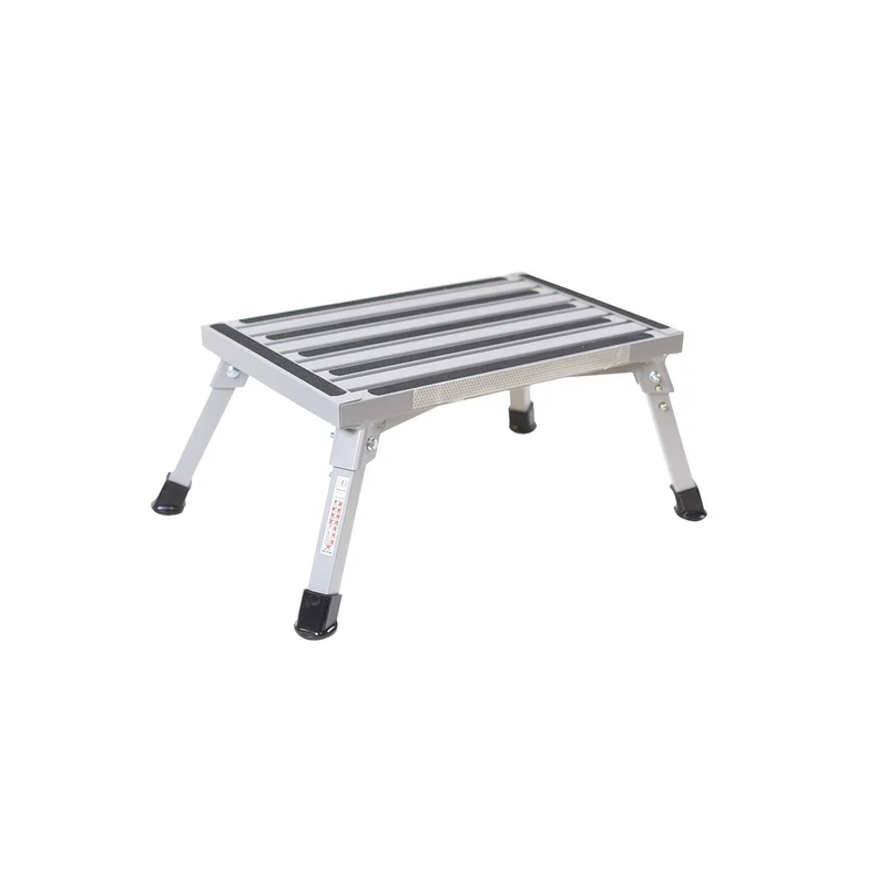 Faltbare Aluminium Trittstufe bis 150kg kleines Packmaß