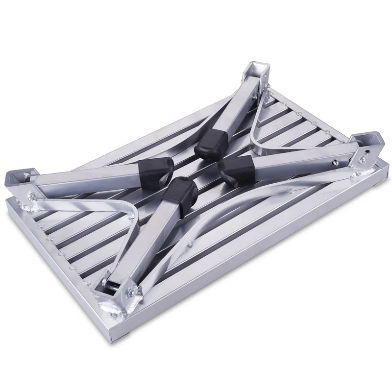 Faltbare Aluminium Trittstufe bis 150kg kleines Packmaß