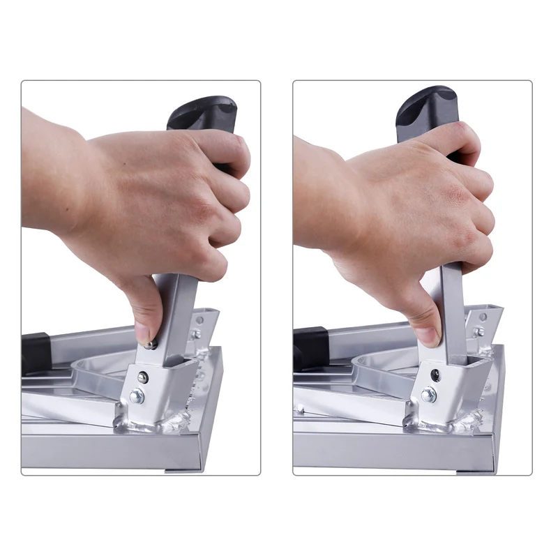 Faltbare Aluminium Trittstufe bis 150kg kleines Packmaß
