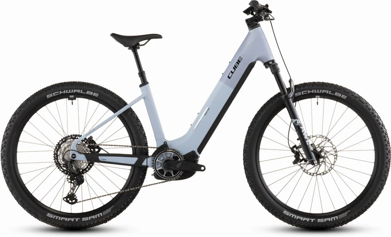 Cube Reaction Hybrid SLX 800 Wh E-Bike Hardtail Easy Entry 27,5" gauzegrey´n´iceblue