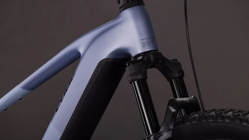 Cube Reaction Hybrid SLX 800 Wh E-Bike Hardtail Diamant gauzegrey´n´iceblue
