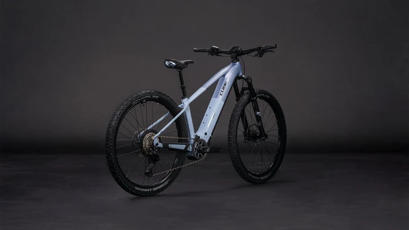 Cube Reaction Hybrid SLX 800 Wh E-Bike Hardtail Diamant gauzegrey´n´iceblue