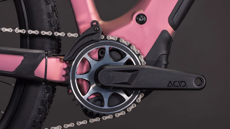 Cube Reaction Hybrid SLX 800 Wh E-Bike Hardtail Trapeze shiftblush´n´art