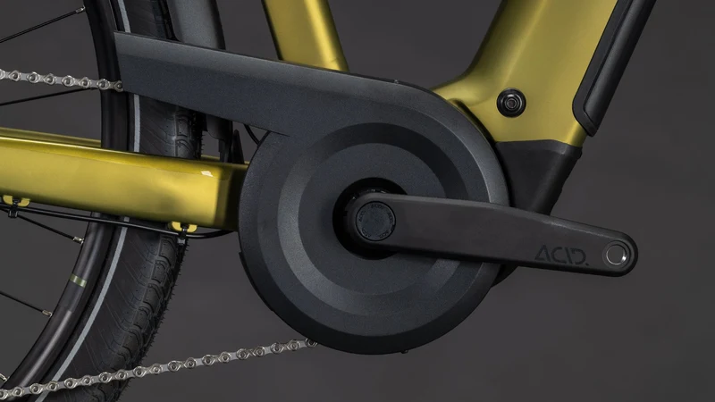 Cube Touring Hybrid Pro 800 Wh E-Bike Trapeze 28" goldenlime´n´black