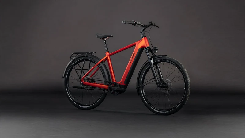 Cube Touring Hybrid Comfort SLX 800 Wh E-Bike Diamant 28" chilli´n´chrome