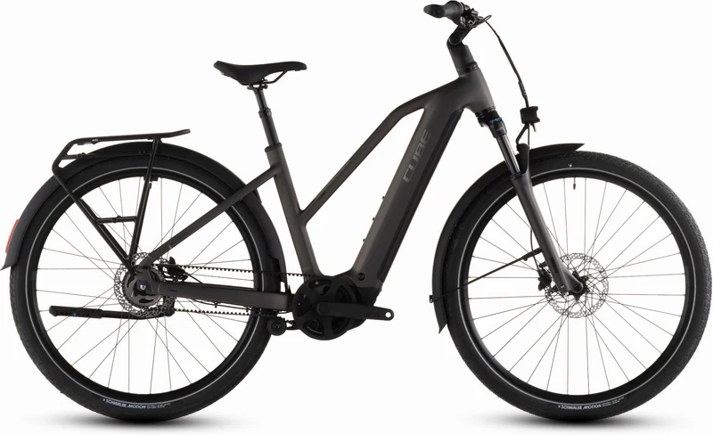 Cube Touring Hybrid Comfort SLX 800 Wh E-Bike Trapeze 28" charcoal´n´chrome