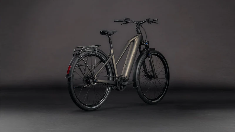 Cube Touring Hybrid Comfort SLX 800 Wh E-Bike Trapeze 28" charcoal´n´chrome