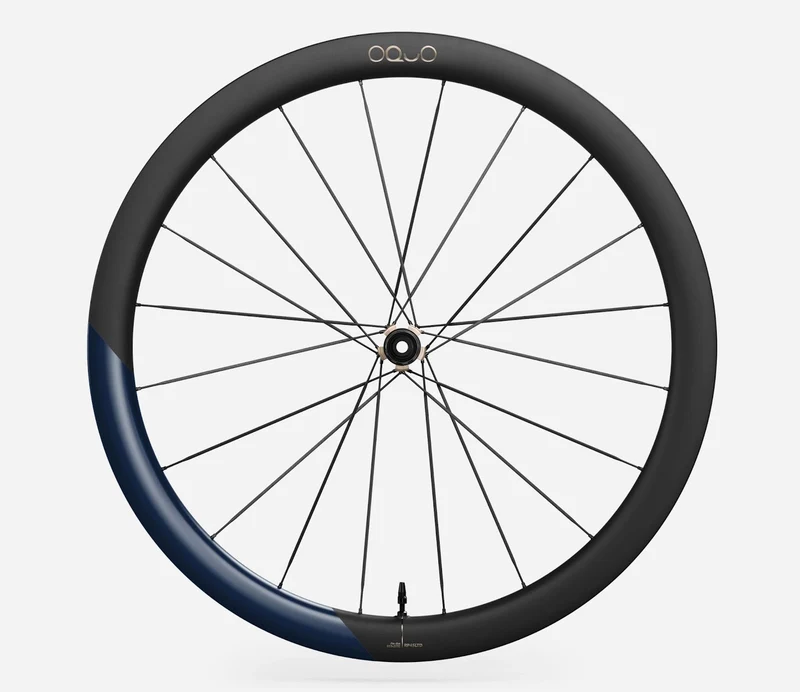 Oquo Hinterrad Rennrad RP45LTD CS Shimano HG Metallic Navy Blue Matt