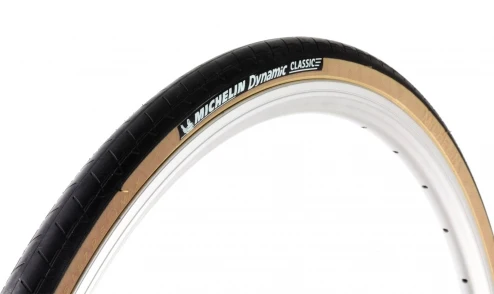 Pneu vélo flancs beiges Dynamic Classic Michelin 700c