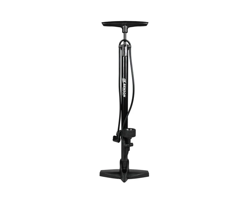 Fahrradpumpe 160 psi, Manometer, 95 cm Schlauch, Presta-/Schrader-Ventile