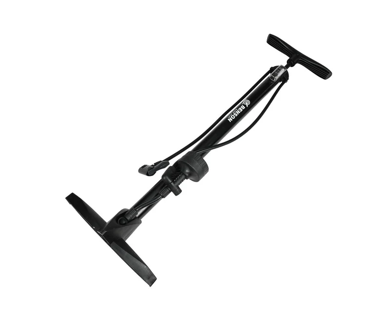 Fahrradpumpe 160 psi, Manometer, 95 cm Schlauch, Presta-/Schrader-Ventile