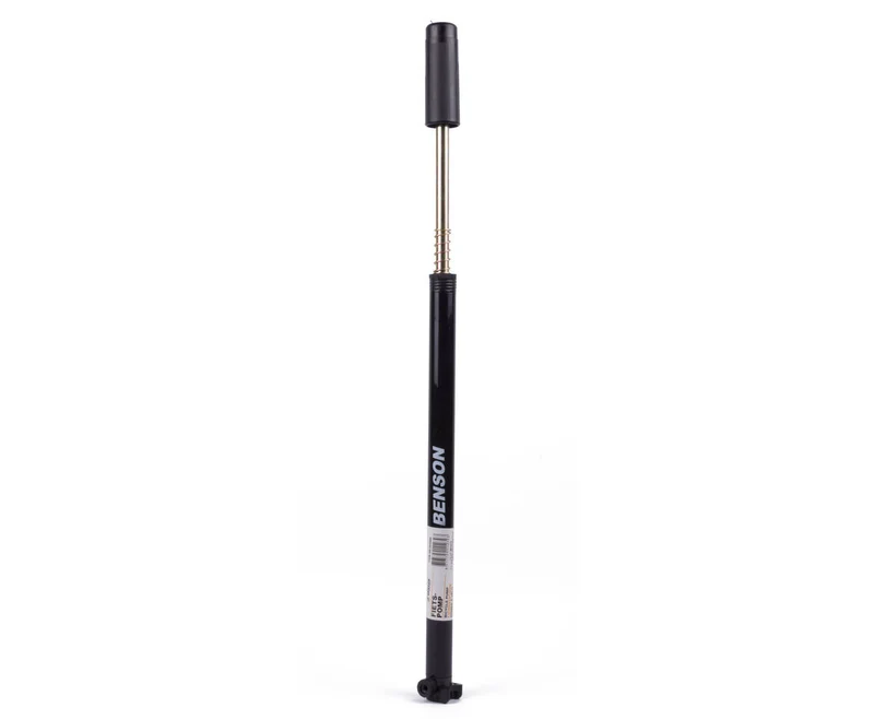 Fahrradpumpe Saxonia Stange, 62 cm ausziehbar, kompakt für unterwegs