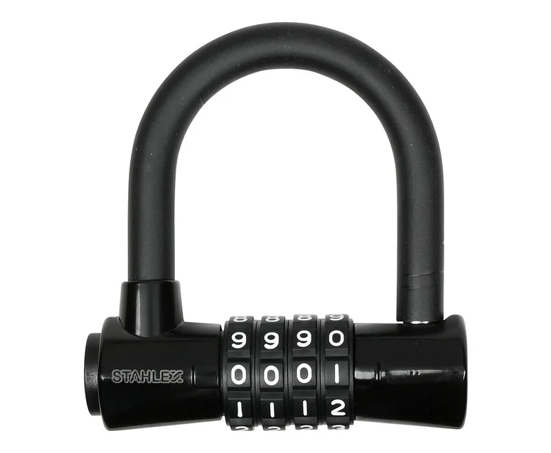 Robustes Zahlenschloss 670, 97x104 mm, Ø10 mm, für Tore und Fahrräder.