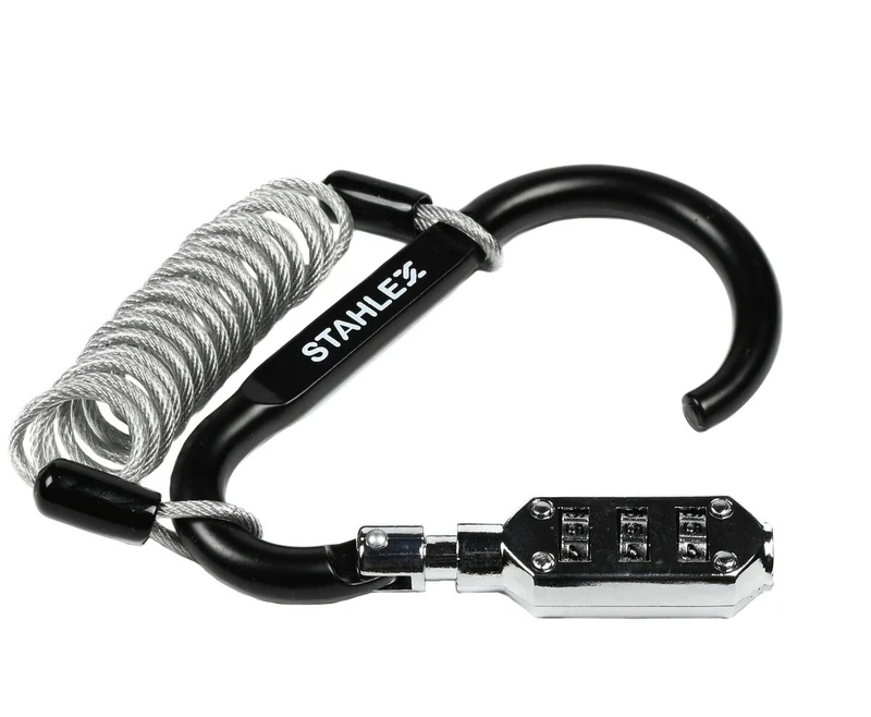Kabel-Zahlenschloss 2,5x900mm, Sicheres Fahrrad- und Gepäckschloss
