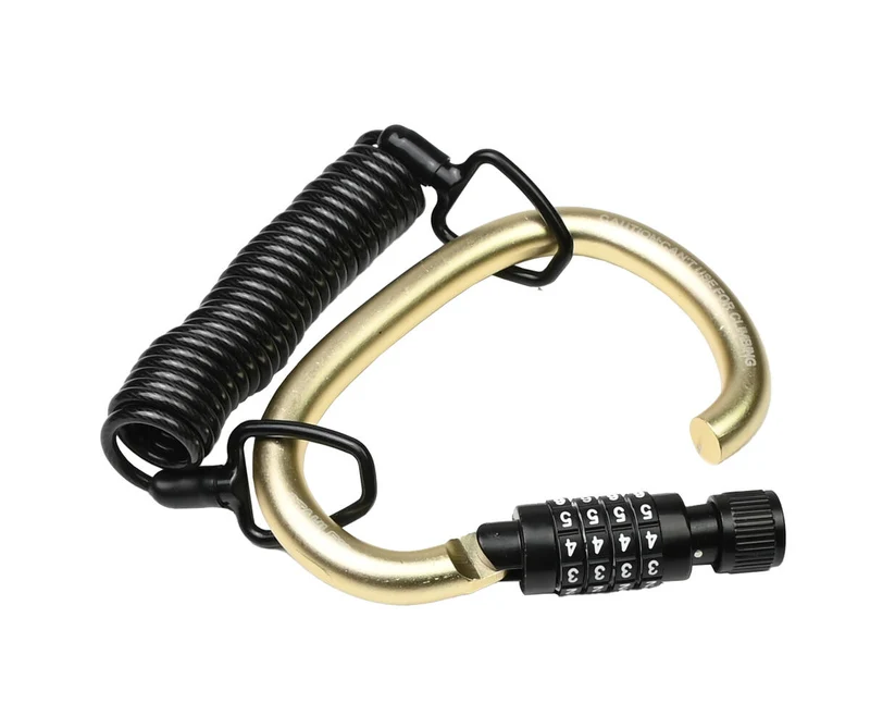 Kabel-Karabiner-Zahlenschloss 4x1800mm - Zur Sicherung von Fahrrädern und Taschen