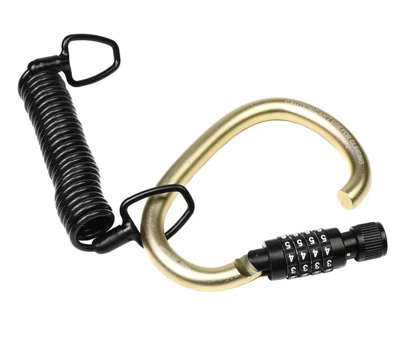 Kabel-Karabiner-Zahlenschloss 4x1800mm - Zur Sicherung von Fahrrädern und Taschen