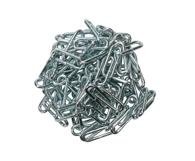 Metallkette 4mm x 3m, ideal für Haus- und Gartenarbeiten.