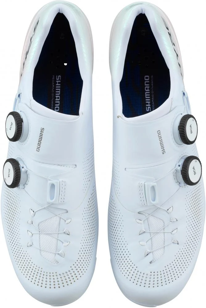 SHIMANO SHIMANO Fahrradschuhe RC903 Damen/Herren Road SPD-SL Fahrradschuhe - 44, Weiß