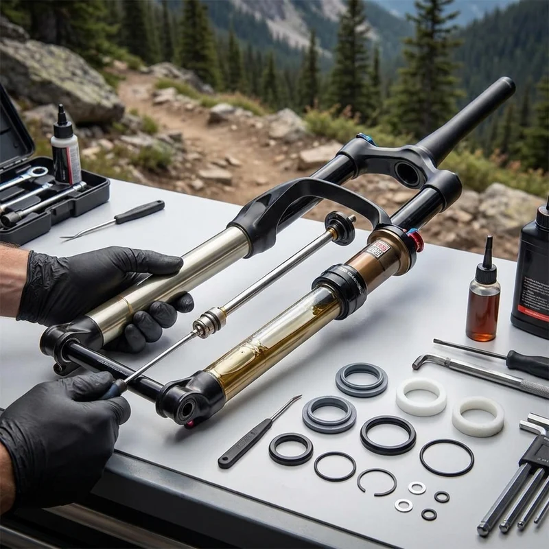 RockShox Federgabel Service-Kit (2018+) Recon RL Boost A1 200 Stunden| 1 Jahr Service-Kit