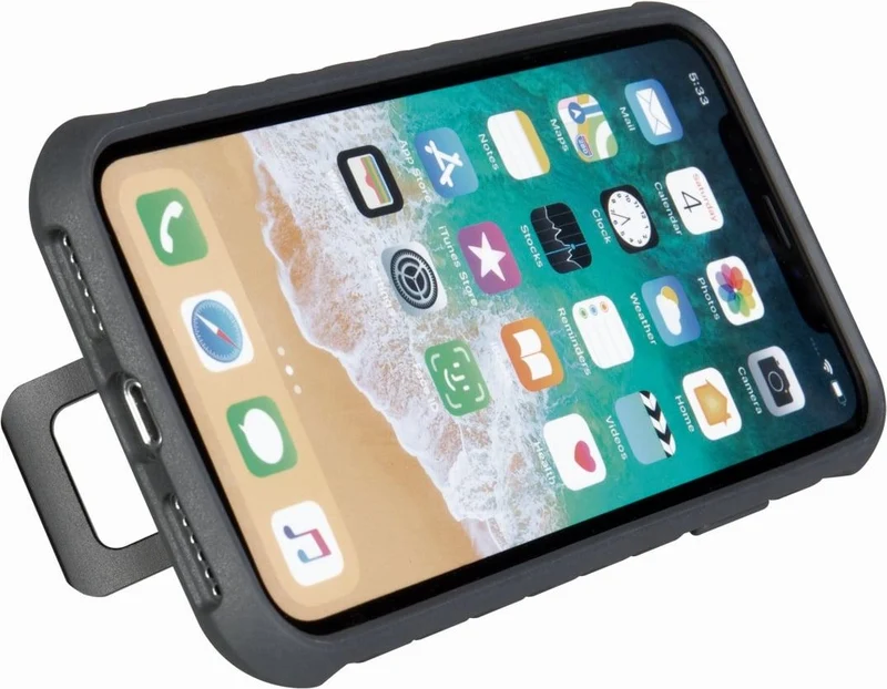 Topeak RideCase für iPhone X mit Halter black/gray