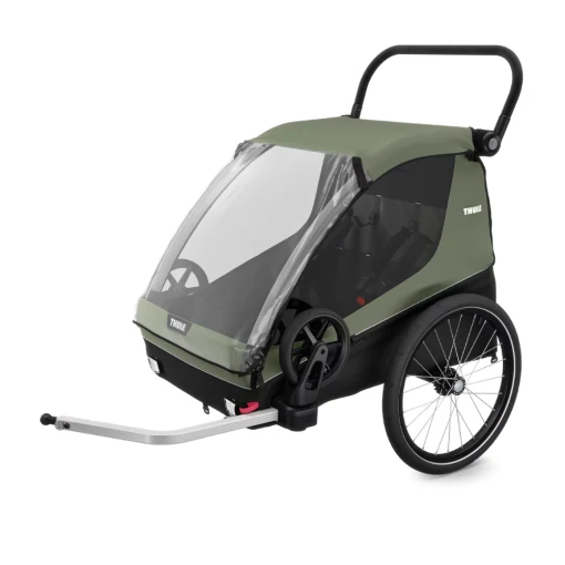 Thule Courier Fahrradanhänger Vintage Grün