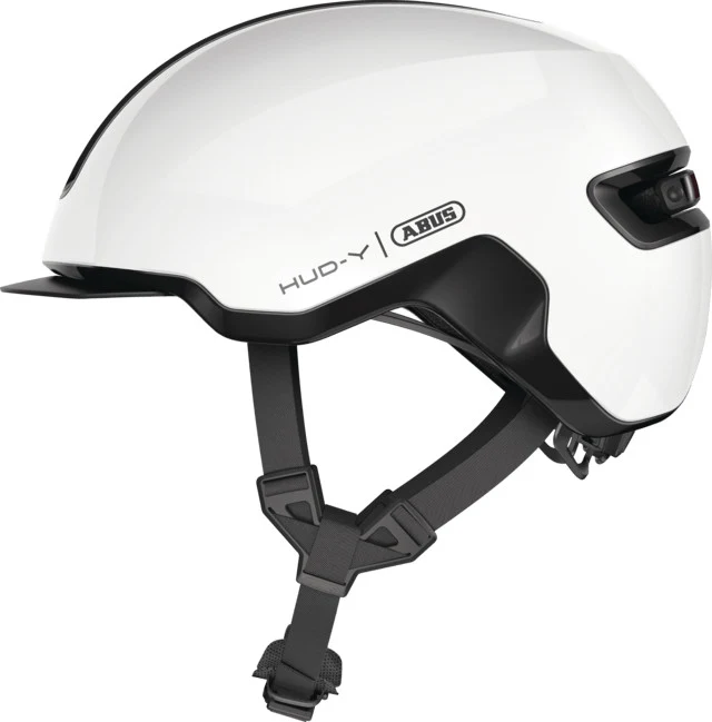 Abus Hud-Y Urban-Helm Shiny White