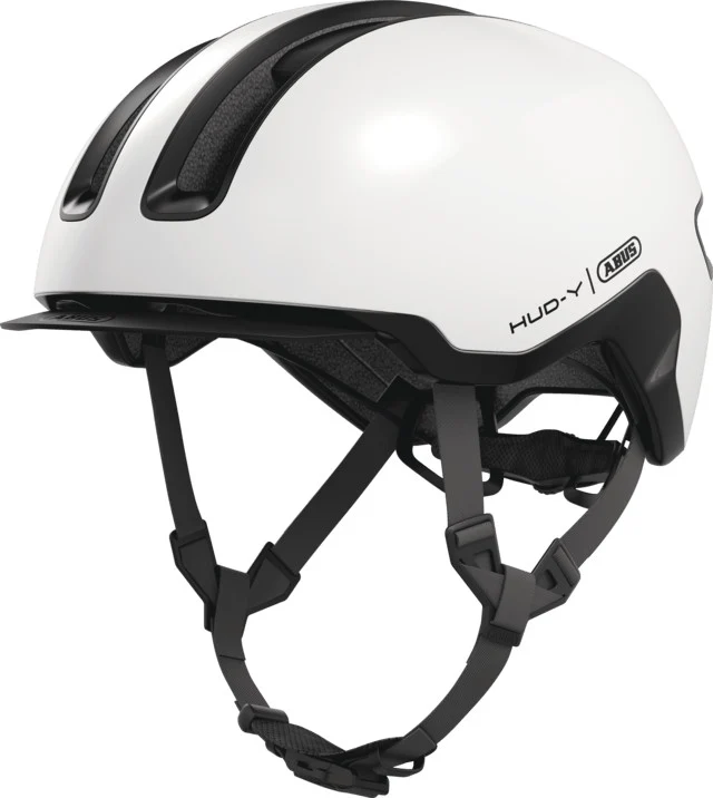 Abus Hud-Y Urban-Helm Shiny White
