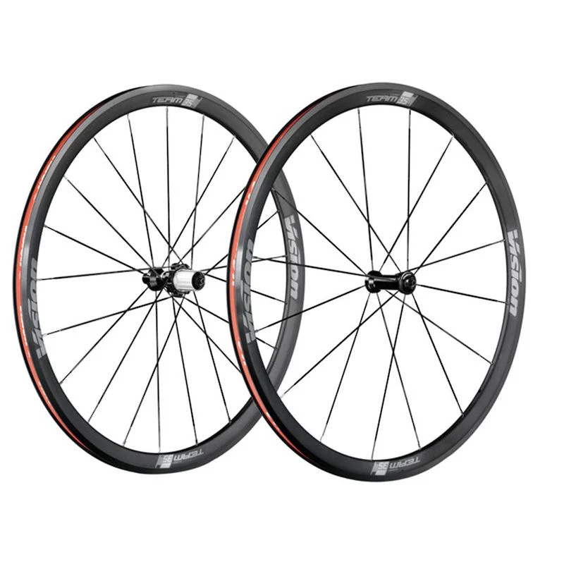 Laufradsatz Vision Team 35 Comp SL Reifen Shimano 10/11s Schwarz
